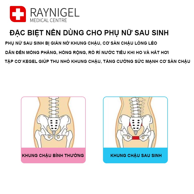 Dụng cụ tập cơ sàn chậu Kegel nâng mông săn chắc đùi