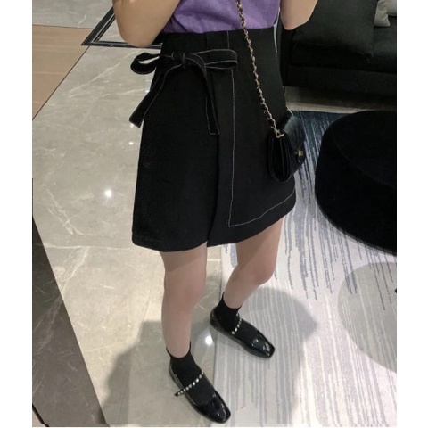 Chân Váy Chữ A Trơn Chỉ Nổi Có Nơ Buộc CV12 | BigBuy360 - bigbuy360.vn
