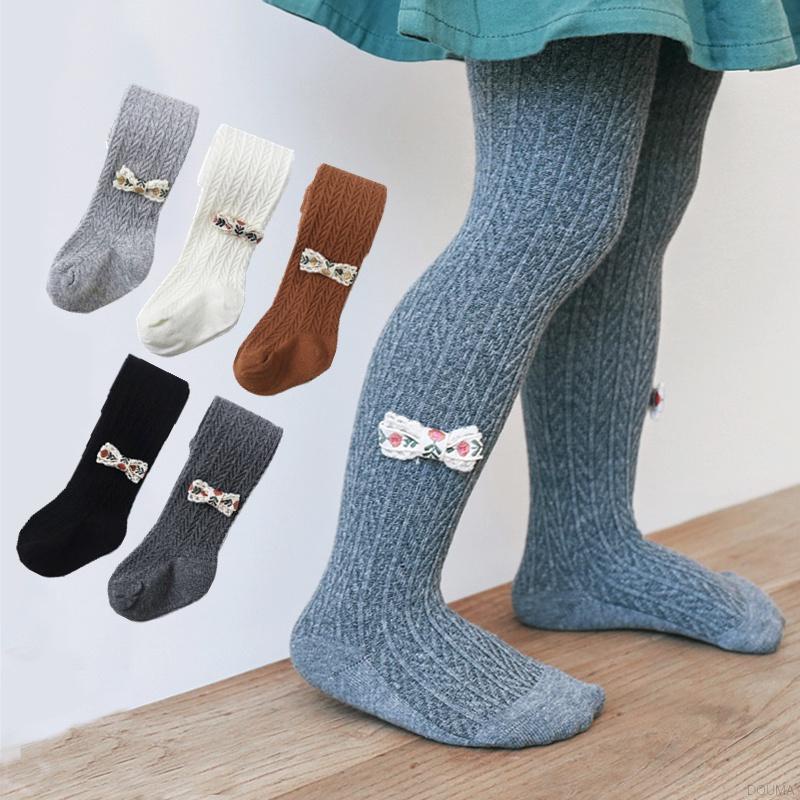 Quần tất cotton co giãn sành điệu cho bé gái