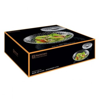 Bộ 5 Đĩa Pha Lê Nachtmann Bossa Nova