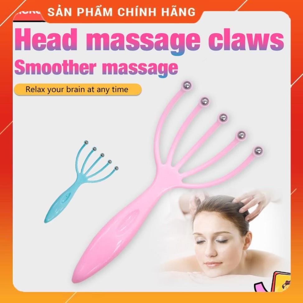 Dụng cụ mát xa da đầu hình dạng 5 ngón tay tiện dụng