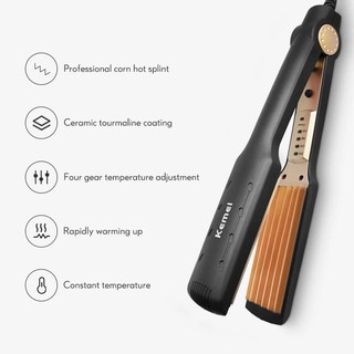 Máy Bấm Tóc Có Chỉnh Nhiệt Kemei 472