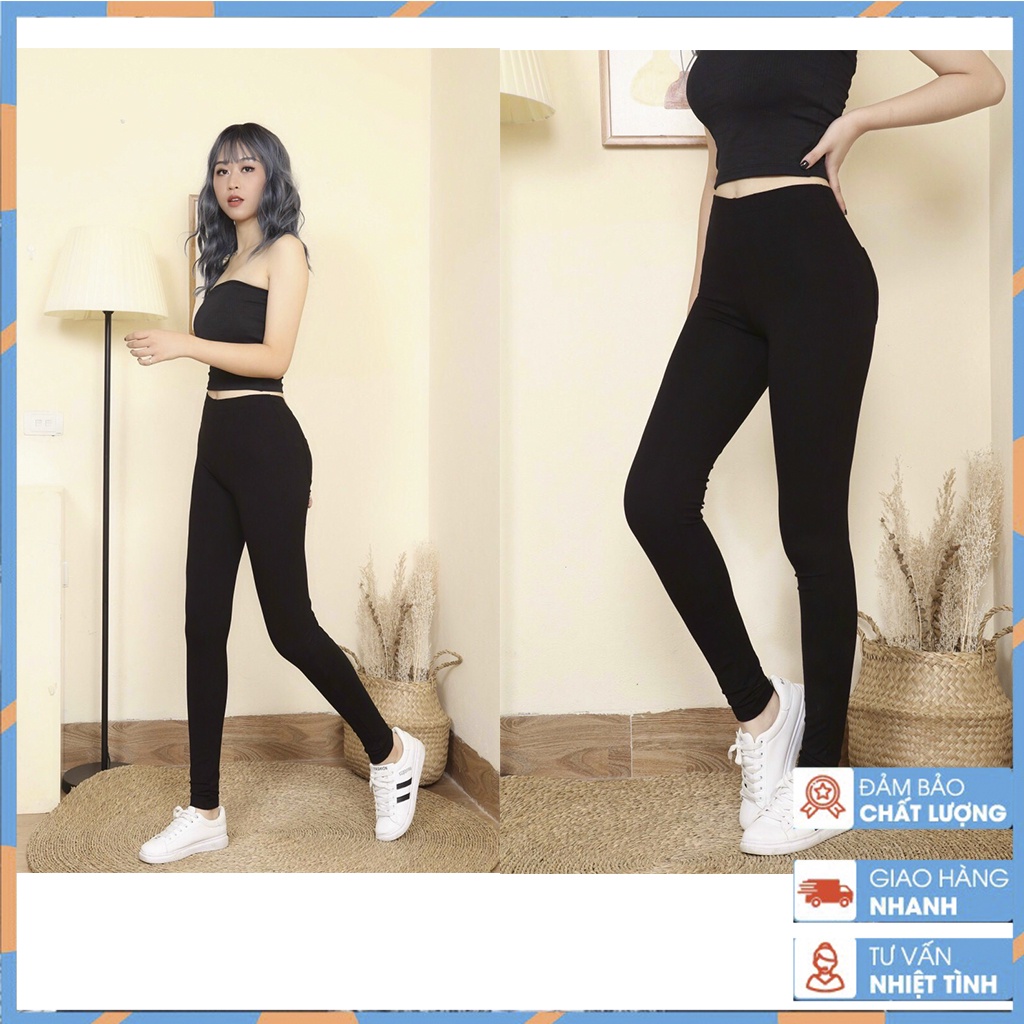 Quần legging cạp cao nâng mông gen bụng nữ dáng dài,chất umi hàn co giãn tôn dáng ,2 túi sau tiện dụng | WebRaoVat - webraovat.net.vn