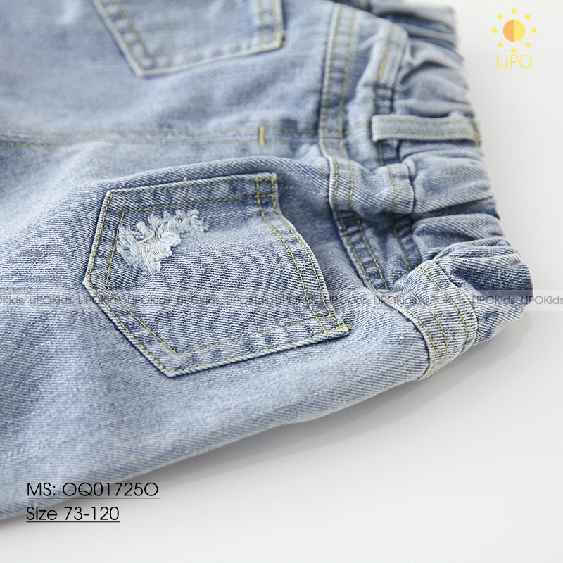 QUẦN JEANS RÁCH DK093 CHO BÉ - OQ017