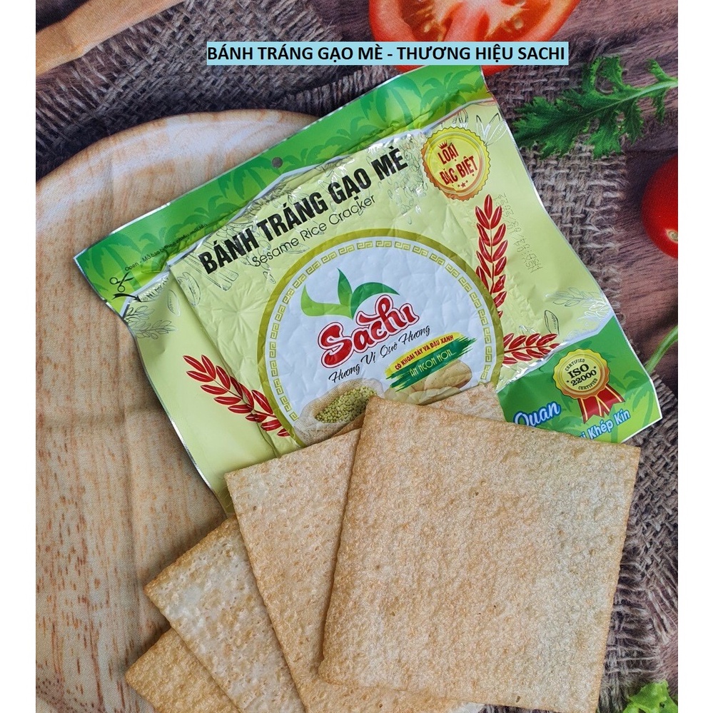 Bánh Tráng Gạo Mè Sachi Giòn Thơm Ngon - Loại Đặc Biệt
