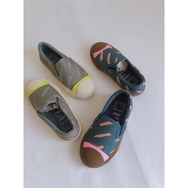 Giày Slip on trẻ em JNBY  Giày lười trẻ em cao cấp Hàn Quốc xuất dư 0922