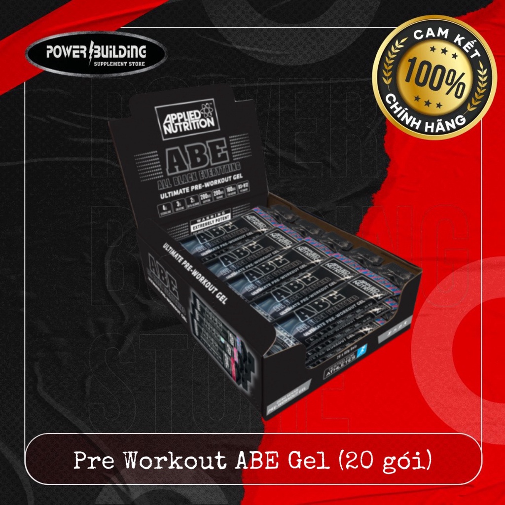 Hỗ trợ tập luyện - Pre Workout ABE Gel (20 gói)