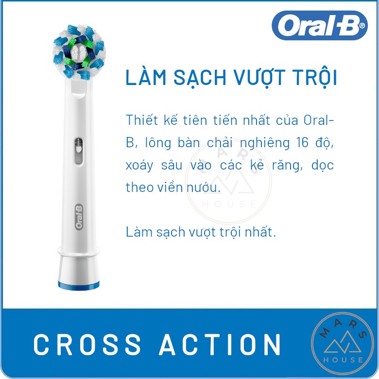 Set đầu bàn chải điện Oral-B Braun chính hãng