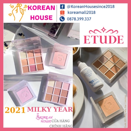 [Chính hãng] PHẤN MẮT 9 Ô ETUDE HOUSE_BỘ SƯU TẬP MILKY PLAY COLOR EYES_Bản mới 2021