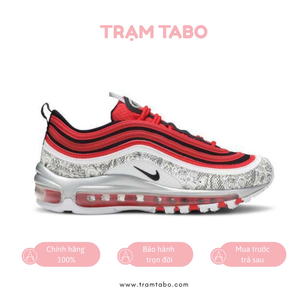 CJ9891-600 - GIÀY NỮ NIKE AIR MAX 97 x JAYSON TATUM - MÀU ĐỎ/TRẮNG