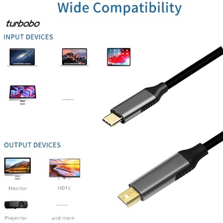 Cáp chuyển đổi USB Type C sang Mini DisplayPort DP 4K 6FT cho Macbook

