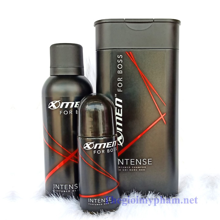 Combo Xmen for Boss Intense Lăn 50ml + Xịt 150ml + Gội 380g