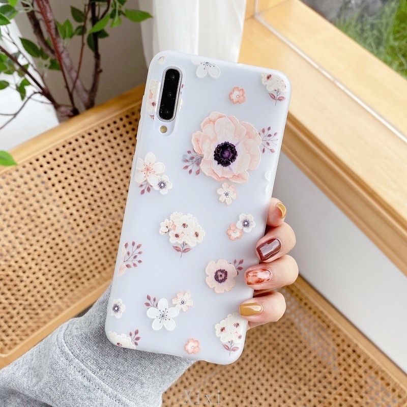Emboss Flower Casing Samsung Galaxy Note 20 Ultra Note 10 Lite 9 8 Phone Case Soft TPU Back Cover | BigBuy360 - bigbuy360.vn