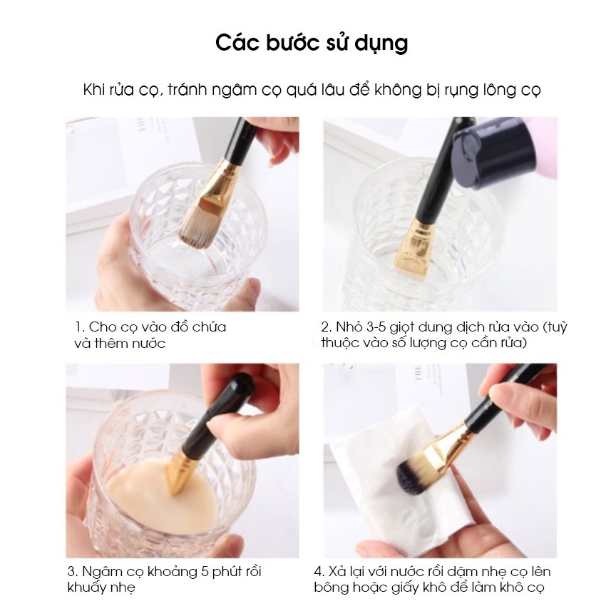 Nước rửa cọ hàn chống khô làm mềm cọ
