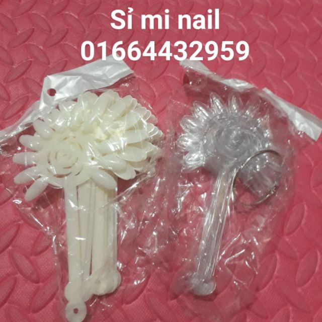 Móng mẫu tập dạng quạt giúp thực hành thiết kế mẫu đơn giản tiện dụng.. giúp thợ thực hành tay nghề nâng cao
