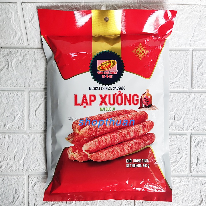 Lạp xưởng Mai Quế Lộ 4 sao Tân Huê Viên (500g)
