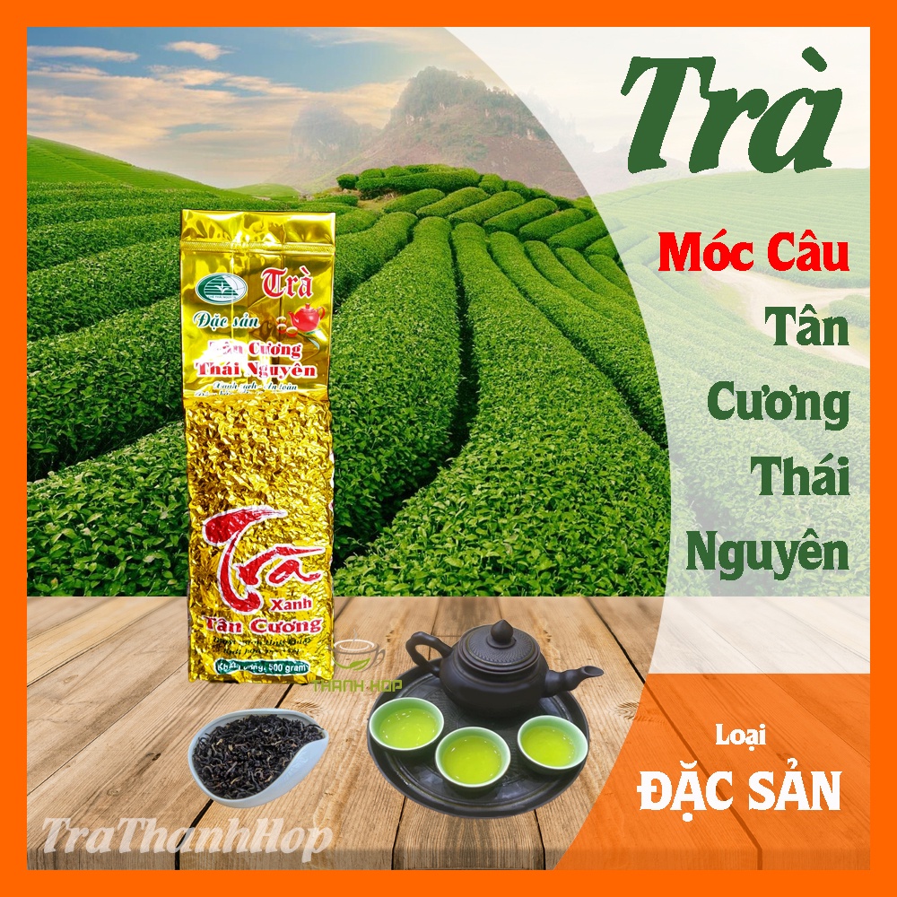 Trà Móc Câu Tân Cương Thái Nguyên ĐẶC SẢN ĐS2 gói 500g - Trà xanh Thái Nguyên