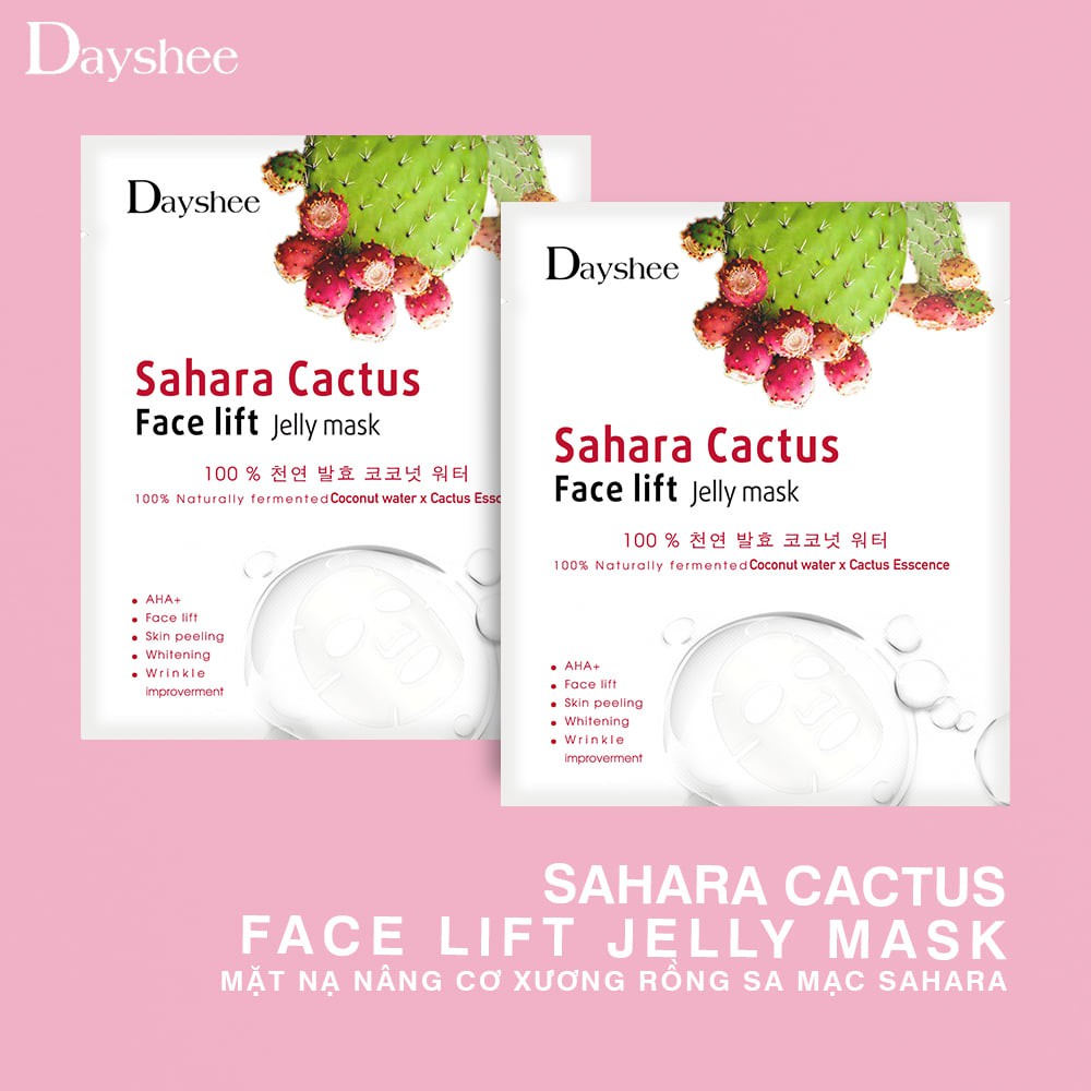 Mặt nạ Sahara Cactus Bio Electrolytes Jelly Mask | Dayshee Jelly Mask