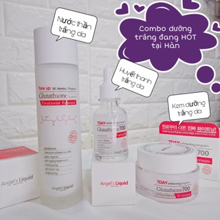 Combo 3 món DA 7 DAY WHITENING PROGRAM GLUTATHIONE 700 v-AMPLE