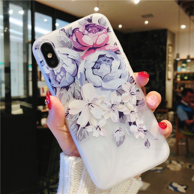 Ốp lưng iphone 3D hoa đào, hoa hồng siêu đẹp 5/5s/6/6plus/6s/6s plus/6/7/7plus/8/8plus/x/xs/xs max/11/11 pro/11 promax -