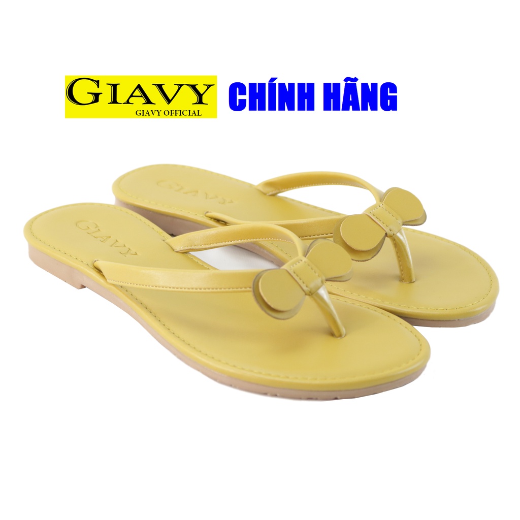 Dép Kẹp Nữ Giavy Nơ Xinh - NK127