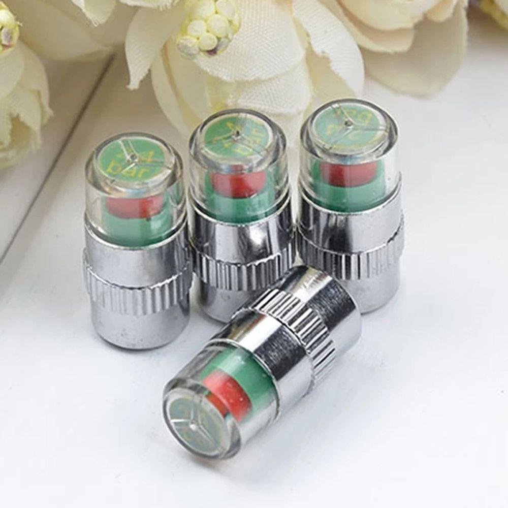 Bộ 4 Nắp Van Bánh Xe Hơi Cảnh Báo An Toàn