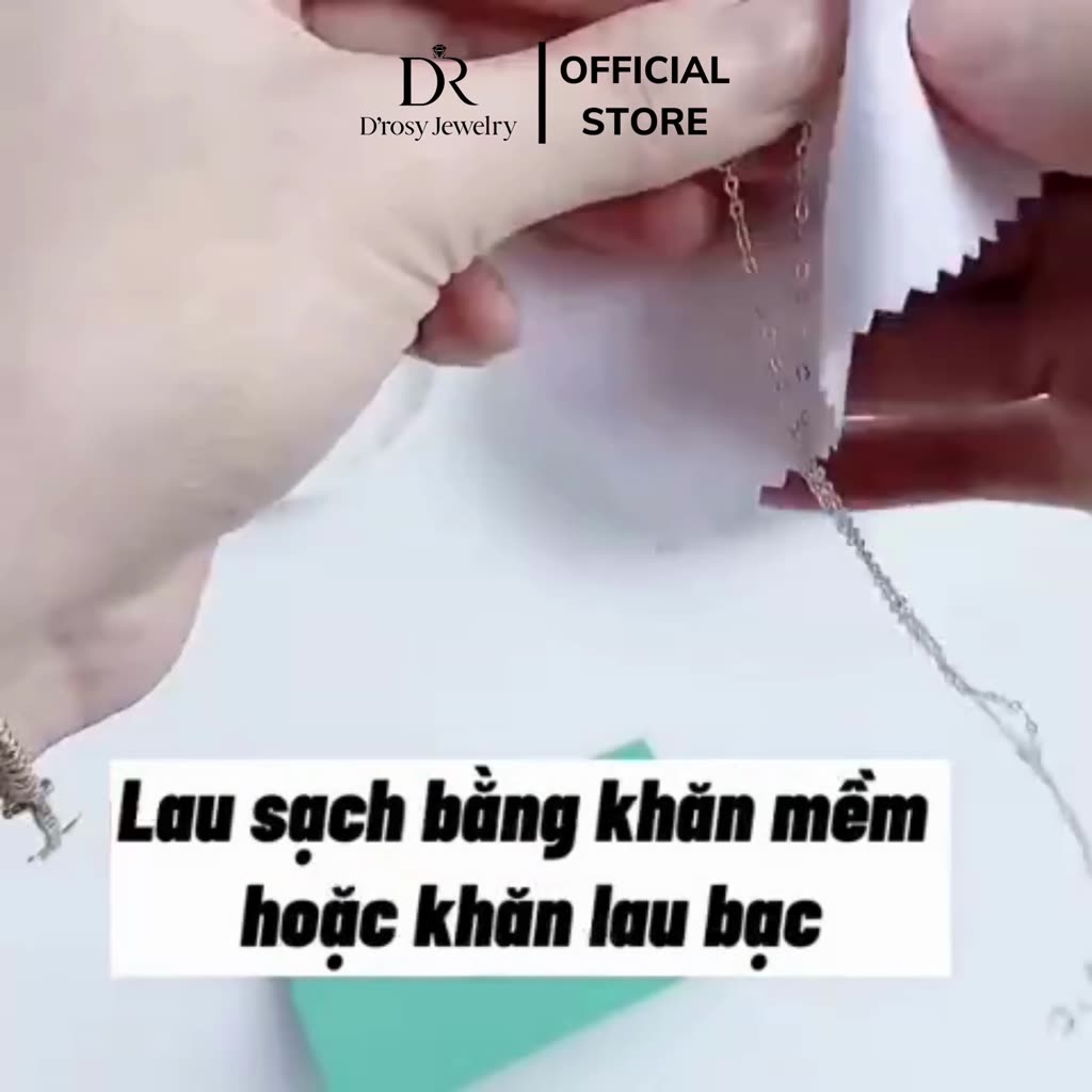 Nước rửa bạc, nước rửa trang sức bạc làm sáng bóng bạc như mới loại 50ml và 100ml D'rosy Jewelry NRB. | BigBuy360 - bigbuy360.vn