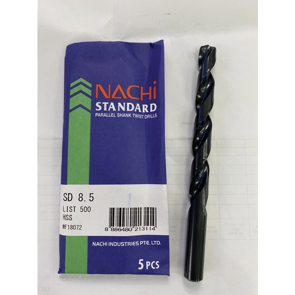 Khoan Nachi List 500 từ phi 8,1 đến 9mm, Hàng chính hãng chất lượng cao