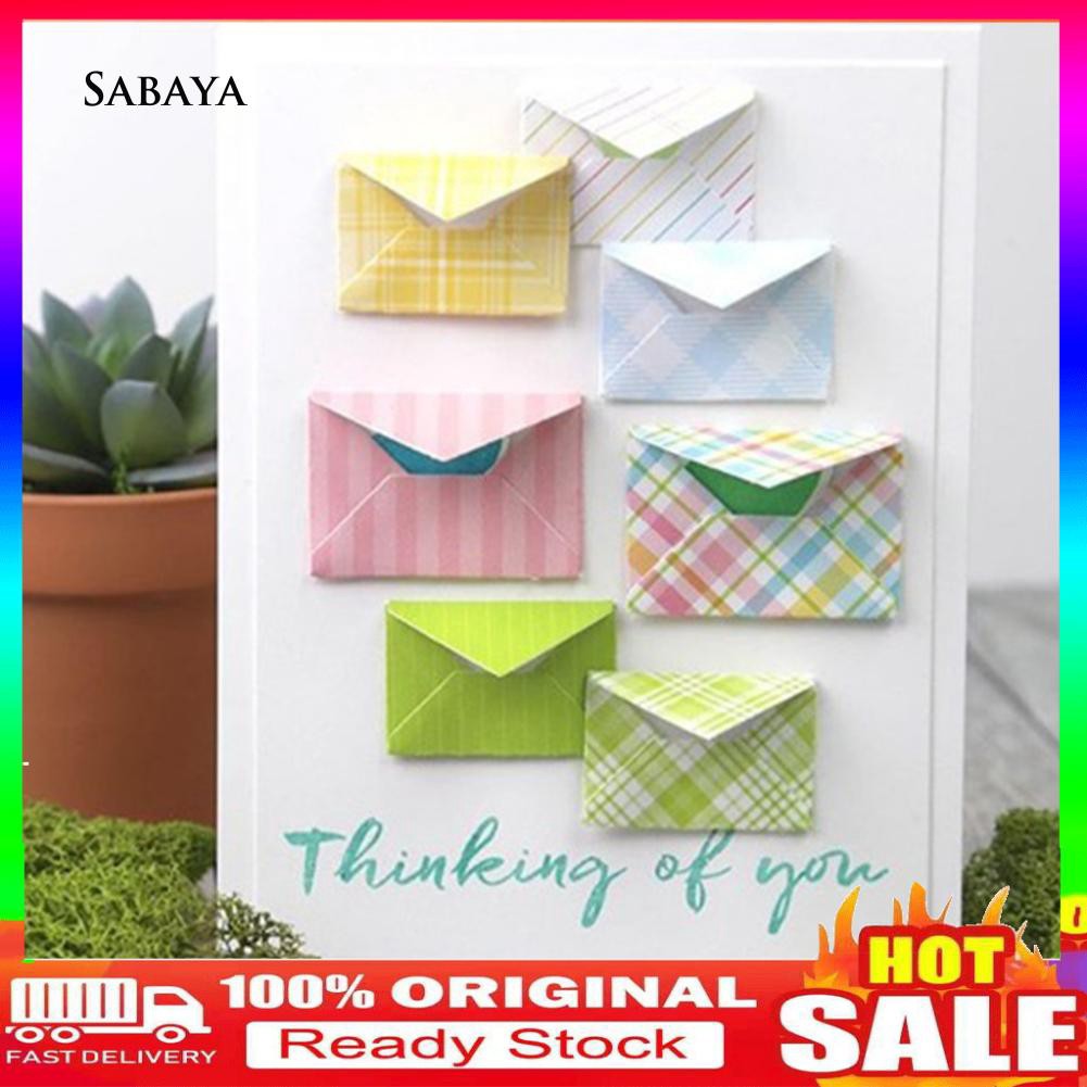 Khuôn cắt giấy làm từ kim loại hình phong thư trang trí sổ lưu niệm