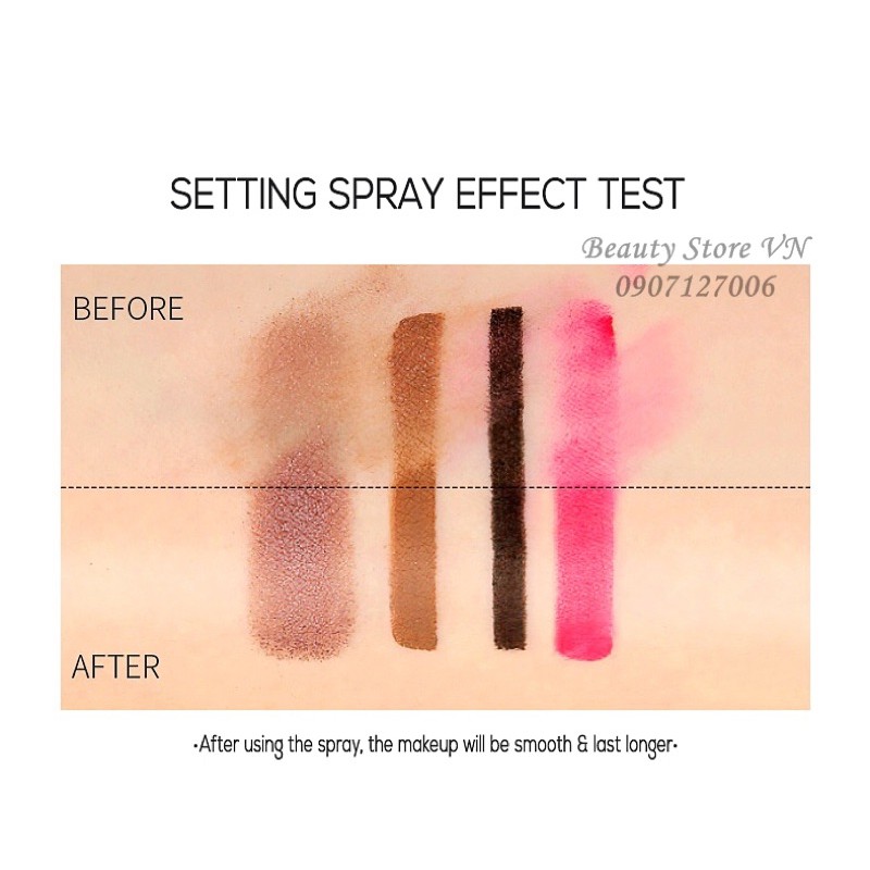 [FREESHIP💋] Xịt Khoá Nền Giữ Lớp Trang Điểm Makeup Lâu Trôi - Setting Fixer Spray 100ml
