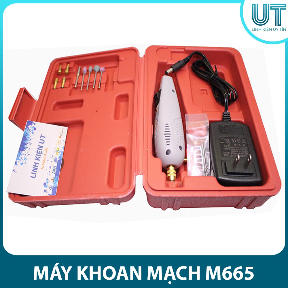 Máy Khoan Mạch M665 - Khoan cầm tay chuyên khoan nhỏ, mài, dũi, cắt, làm chi tiết...