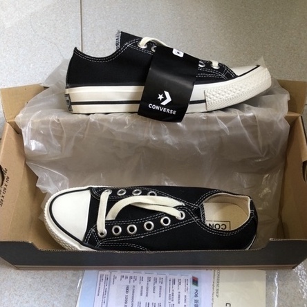Giày 𝗖𝗼𝗻𝘃𝗲𝗿𝘀𝗲 𝟭𝟵𝟳𝟬𝘀 Đen Cổ Thấp Nam Nữ 💥 Giày Thể Thao Sneaker Nam Nữ CV 1970s Đen Thấp Cổ Full Box