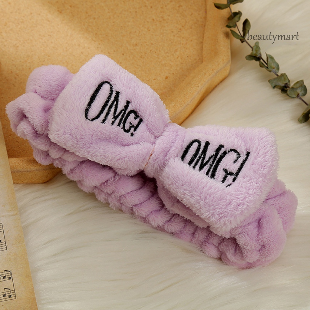 Băng Đô Cài Tóc Bằng Vải Bông Co Giãn Mềm Mại Đính Nơ Dễ Thương Cho Nữ