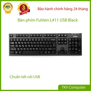 Bàn phím fuhlen l411 usb black