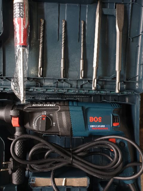 Máy khoan bê tông 800W mũi gài , máy khoan đục tường đa năng