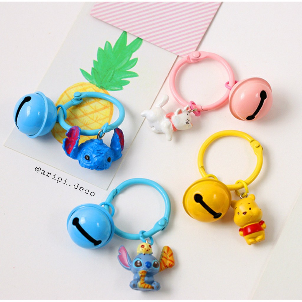 Charm có khoen Stitch Pool Mèo cute Mickey Minnie /Nguyên liệu phụ kiện trang trí