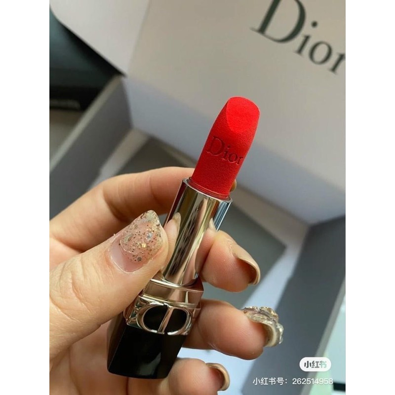 son mini Dior velvet 999 (mẫu mới, unbox) | BigBuy360 - bigbuy360.vn