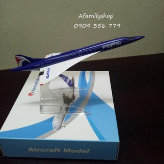 Mô hình máy bay tĩnh Concord Pepsi 16cm