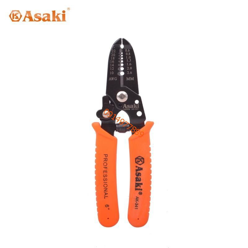 6” Kiềm tước dây có lò xo Asaki AK-341 Chính Hãng