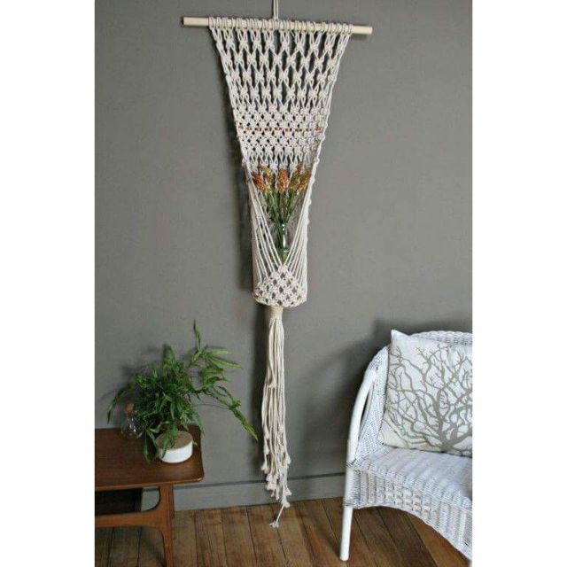 Dây treo chậu cây cảnh macrame
