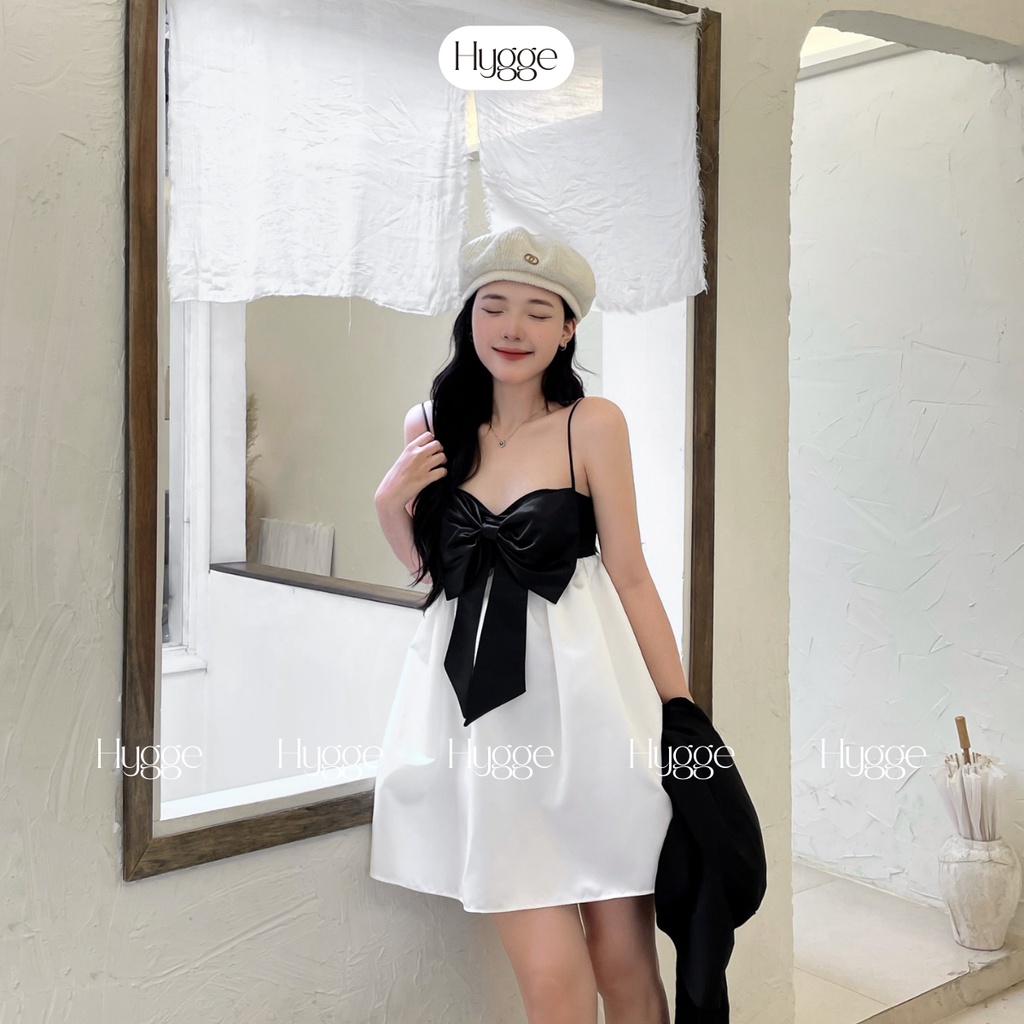 Hygge | Đầm hai dây đính nơ cao cấp - Chloe Dress