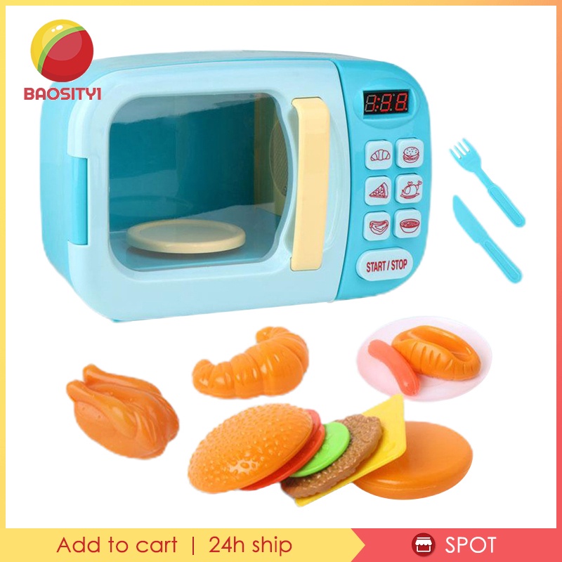 Lò Vi Sóng Đồ Chơi Giáo Dục 13 Món Cho Bé