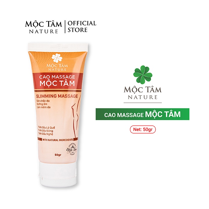 Cao Thảo Mộc Massage Mộc Tâm 50g - Giảm Mỡ Bụng Hiệu Quả