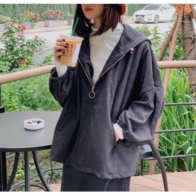 áo hoodie zip