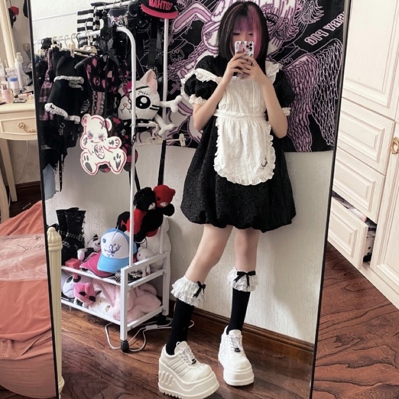 GIÀY L100 GOTHIC ĐẾ BẰNG CAO 10CM87