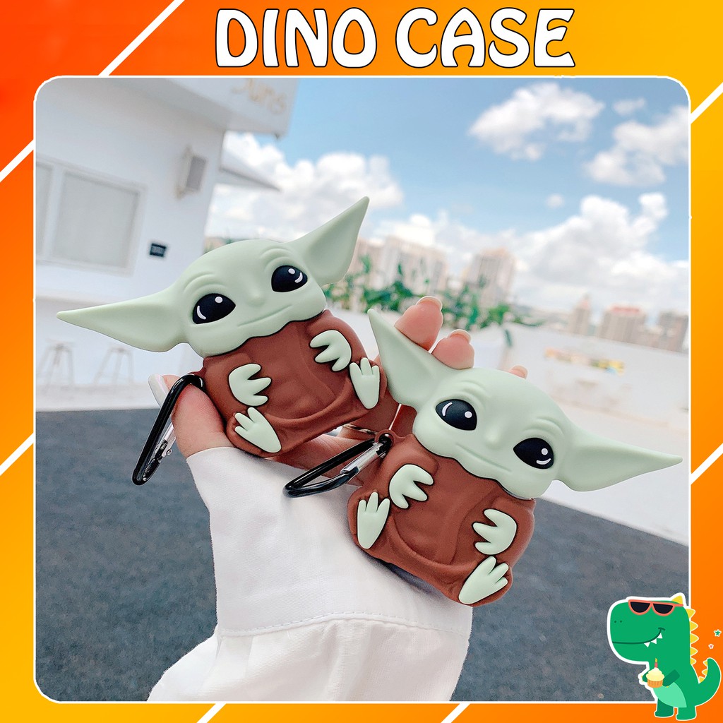 Vỏ bao đựng tại nghe airpod - Case airpod 1/ 2 Yoda Star Wars chống va đập - Dino Case