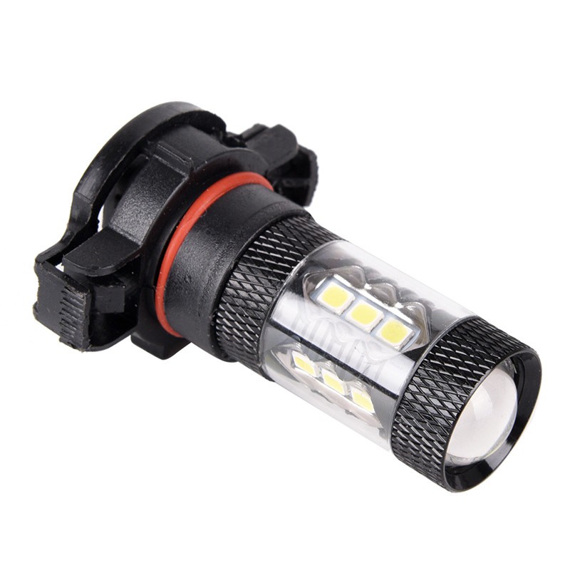 Set 2 Bóng Đèn Sương Mù PSX24W H16 5202 160W LED 144 SMD Ánh Sáng Trắng Dành Cho Ô Tô