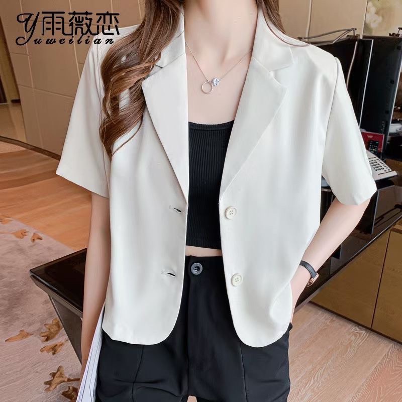 Áo Khoác Lửng Ngắn Tay 1 Lớp - BLA22037
