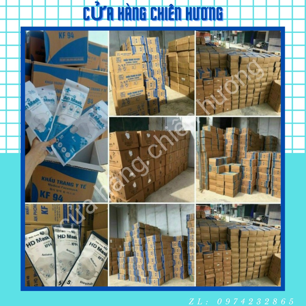 1 Thùng 300 Chiếc Khẩu Trang KF94 Hình Cá 4 Lớp (nhiều mẫu)