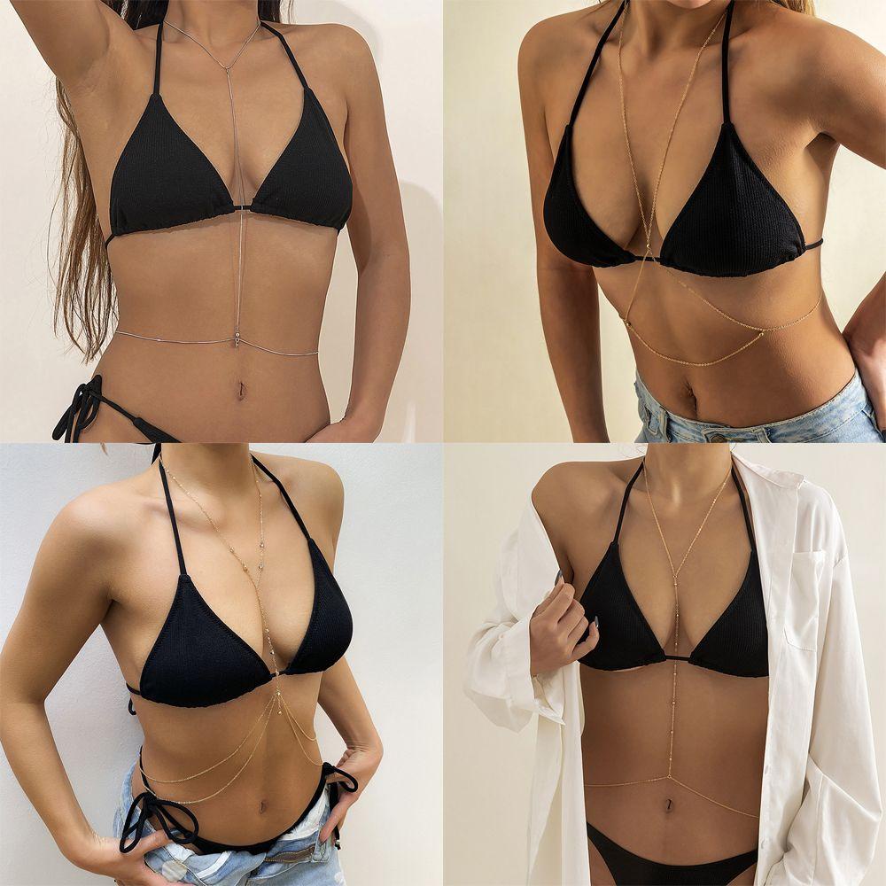 Bikini Mắt Xích Kim Loại Phong Cách Bohomian